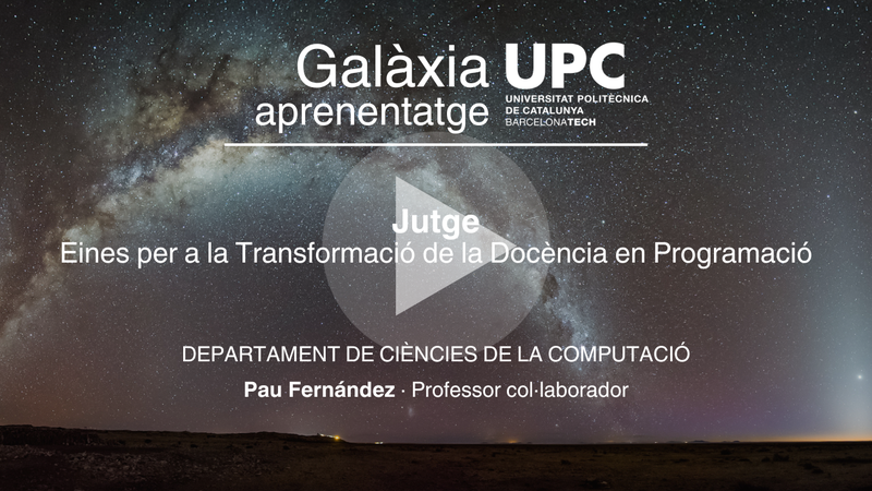 Jutge - Eines per a la Transformació de la Docència en Programació (Departament de Ciències de la Computació)