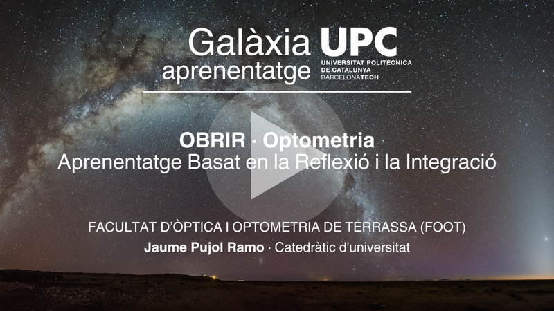OBRIR · Optometria - Aprenentatge Basat en la Reflexió i la Integració (FOOT)