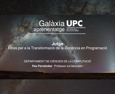 Jutge - Eines per a la Transformació de la Docència en Programació (Departament de Ciències de la Computació)