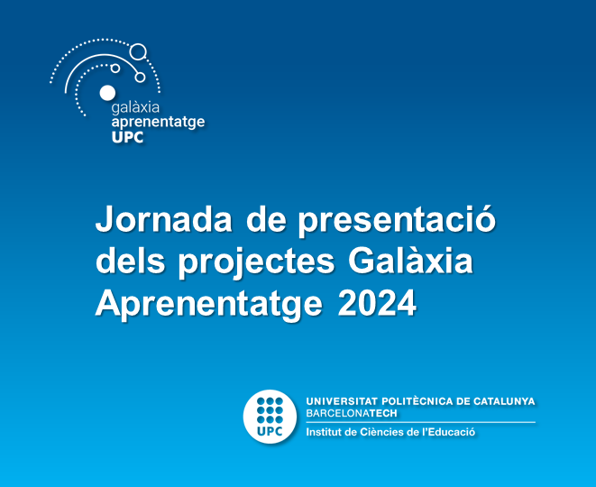 Public conference of the candidate projects for the “Galàxia Aprenentatge” 2024 grants